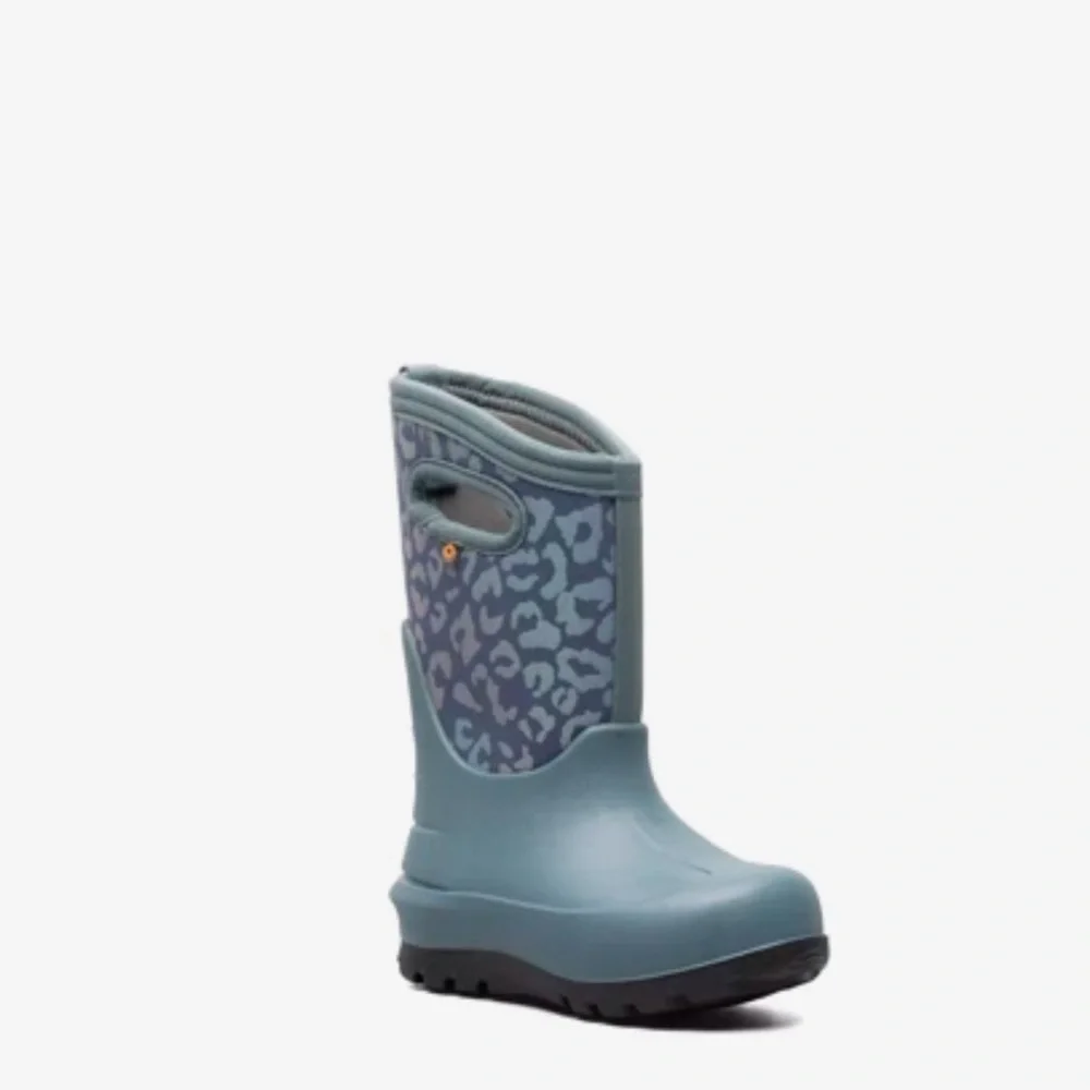 Bogs Neo Classic Metallic Leopard Snow Boot Youth 6 NEW